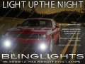 Bumper Fog Lamps Driving Lights Kit Compatible With 2015-2020 Dodge Challenger