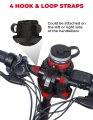 Kemimoto Bike Cup Holder Water Bottle Bicycle Handlebar Drink With Mesh Pockets Phone Bag For Cruiser Scooter Wheelchair