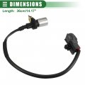 Motoforti Engine Camshaft Position Sensor Crank For Toyota T100 1995-1998 3 4l Abs 90919-05021 Black