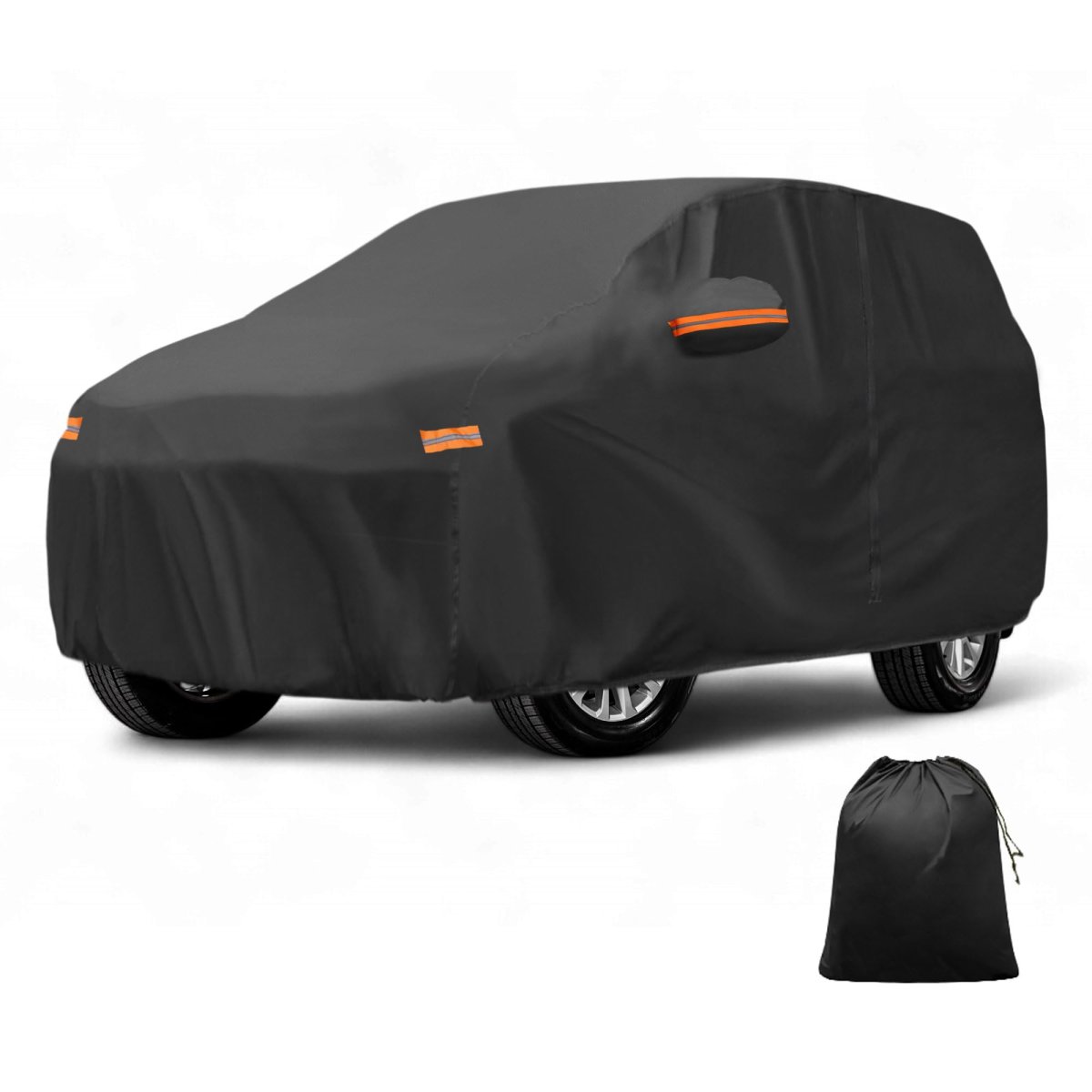 Waterproof Car Cover For Toyota Land Cruiser Outdoor Sun Rain Snow Hail Protection With Left Side Door Zipper And Aluminum Film