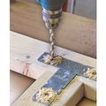 01308 8 In Left Hand Drill Bit M2 High Speed Steel 135 Degrees Point Jobber For Wood And Plastic 1 Card