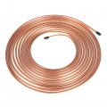 Wflnhb 1 4 25 Ft Steel Zinc Copper Nickel Coil Roll Brake Line Tubing Kit