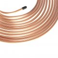 Wflnhb 1 4 25 Ft Steel Zinc Copper Nickel Coil Roll Brake Line Tubing Kit