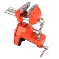 Vise Table Clamp Mini 360a Rotating Adjustable 70mm Jaw Width For Workbench Metal Processing Solid Plate Base