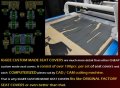 Iggee Artificial Leather Custom Made Original Fit 2 Front Seat Covers Designed For Chevy Silverado 2003-2006 Beige