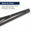 X Autohaux Car Rear Windshield Wiper Blade Arm Set For Kia Rio 2011-2017 11 Inch 280mm