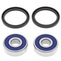 Front Wheel Bearings And Seals Kit For Suzuki Gt250 1973 1974 1975 1976 1977 Includes Pre Lubricated 2 Double Lip Rubber 
