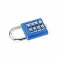 Uxcell 8-digit Combination Padlock Push Button Lock For Locker Cabinet Blue