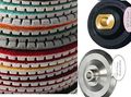 Granite Diamond 5 Inch Polishing Pads Wet Dry Set Of 20 Pieces Aluminum Backer Rubber Best Value Concrete Marble Travertine 