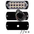 2pcs Ultra Slim Emergency Strobe Lights 12 Led 36w Warning Hazard Beacon For Car Truck Suv Atv Blue And White Waterproof 