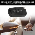 Key Shell Caseless Entry Remote Key Fob Replacement For Kia Sportage 2010-2013 Soul 2010-2011 3 Buttons