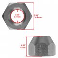 Caltric 8x Front Or Rear Wheel Lug Nut Compatible With Honda Trx450r 2004-2009 M10x1 25