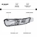 Turn Signal Lights For 2005 2006 2007 2008 2009 Mustang Bumper Parking Lamps Clear Lens Chrome Crystal Housing No Bulb