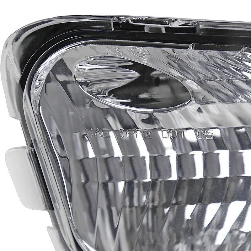 Turn Signal Lights For 2005 2006 2007 2008 2009 Mustang Bumper Parking Lamps Clear Lens Chrome Crystal Housing No Bulb