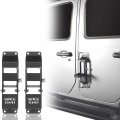 Hooke Road Door Hinge Step Foot Pedal W 1941 Sign Compatible With Jeep Gladiator Jt Jl Wrangler 2018-2024 Pack Of 2