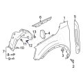 Rexka 20pcs Fender Liner Splash Shield Rocker Panel Molding Tapping Screw For Hyundai Kia 12493-06257e 1249306257e