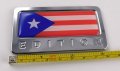 Puerto Rico Edition Chrome Emblem Rican Flag 3d Decal Car Bike Badge