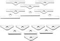 Mr Gasket 3681 Valve Cover Hold-down Bracket Set Of 8 