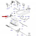 Britpart Hood Bonnet Latch Release Cable Compatible With Land Rover Range Full Size 2003-2009 Part Fpf500050