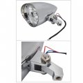 Waltyotur 4 5 Inch Motorcycle Headlight Visor Style Replacement For Dyna Sportster