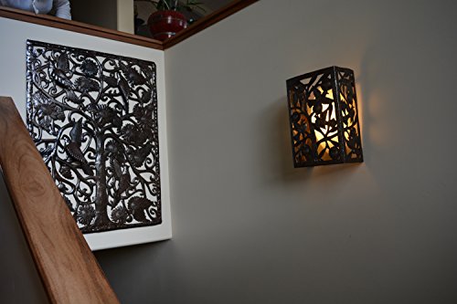Wall Sconce Light Cover Tree Of Life Luminaria 14 X 9 X5