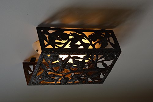 Wall Sconce Light Cover Tree Of Life Luminaria 14 X 9 X5