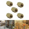 5pcs 3 8-24 Inverted Flare Union For 16 Brake Line Un01 Brass 43375 Blu-7c
