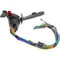 Turn Signal Switch For Gmc Savana 2500 1999 2000 Cruise Control Wiper Windshield Washer And Headlight Dimmer Black Plastic 