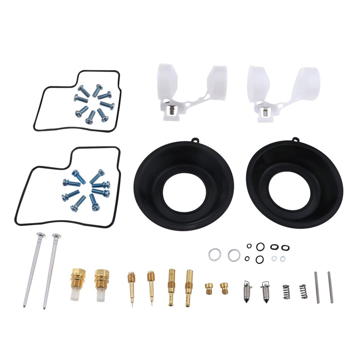 2-set Carburetor Rebuild Repair Kit For Honda Shadow Ace Spirit 750 Vt750c Vt750cd Vt750c2 Vt750dc Carb Gasket Jets Needle