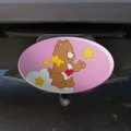 Care Bears Tenderheart Bear Oval Tow Trailer Hitch Cover Plug Insert