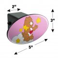 Care Bears Tenderheart Bear Oval Tow Trailer Hitch Cover Plug Insert