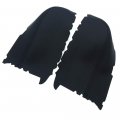Synthetic Leather Front Door Panel Armrest Cover For Honda Pilot 2009 2013 Black Faux Replacement Skin 