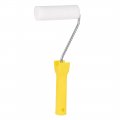 Uxcell Sponge Paint Roller Brush 4 5 Inch 111mm For Household Wall Painting Treatment With Plastic Handle 