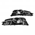 Topteng Front Bumper Lower Fog Light Cover Grill Grille For Audi A6 C7 C7pa S-line 2016-2018 Facelift With Acc Hole Only