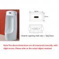 2023 Automatic Urinal Flush Valve Infrared Sensorer Intelligent Touchless Flush Auto Urinals Flushing Set
