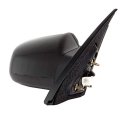 Black Passenger Side View Mirror Smooth With Power Adjustment Non-folding Non-heated Compatible For 2007-2012 Nissan Altima