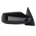 Black Passenger Side View Mirror Smooth With Power Adjustment Non-folding Non-heated Compatible For 2007-2012 Nissan Altima