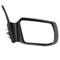 Black Passenger Side View Mirror Smooth With Power Adjustment Non-folding Non-heated Compatible For 2007-2012 Nissan Altima 