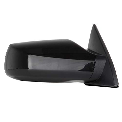 Black Passenger Side View Mirror Smooth With Power Adjustment Non-folding Non-heated Compatible For 2007-2012 Nissan Altima