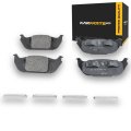Rear Ceramic Brake Pad Set For Lincoln Aviator 2003 2005 2 Wheel Replacement 2c5z2200aa