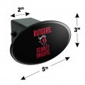 Rutgers University Scarlet Knights Oval Tow Hitch Cover Trailer Plug Insert 2