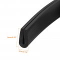 Uxcell U Channel Edge Trim 3 3ft Length Rubber Guard Seal Strip Protector Round Type Fit For 0 5-1mm 5 32 W X 23 64 H Black