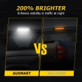 Auxmart Led High Mount Brake Light For Chevrolet Colorado Canyon 2015-2022 Stop Lamp Assembly Red Lens Third Replacement