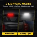 Auxmart Led High Mount Brake Light For Chevrolet Colorado Canyon 2015-2022 Stop Lamp Assembly Red Lens Third Replacement