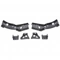 Ecotric Front Bumper Impact Bar Inner Outer Bracket Brace Set Lh Rh For 2011 2012 2013 2014 Silverado 2500hd 3500 Replace