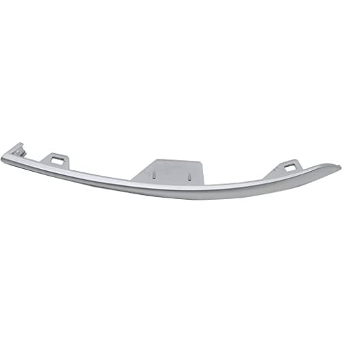 Front Lower Bumper Cover Molding For Jeep Grand Cherokee 2017 2018 2019 2020 2021 Driver Side Summit Satin Chrome Abs Plastic