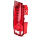 Ocpty Taillight Assembly Left Replacement For Cadillac Srx 2010-2016 Chrome Housing Red Lens Gm2800255 22774014 