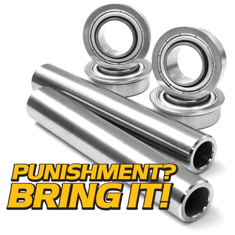 Stainless Steel Front Wheel Bushing To Bearing Conversion For Husqvarna Rz4621 Rz5424 Mowers 11 In Only Spanner Sleeve Kit