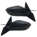 Spieg Side Mirror Set For 2019-2022 Honda Insight Power Adjustment Heated Glass Manual Fold Black 5 Pins Pair Ho1320339 