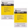 Niche Brake Pad Set For Suzuki Rm85 Rm85l 69100-03880 Rear Organic 2 Pack